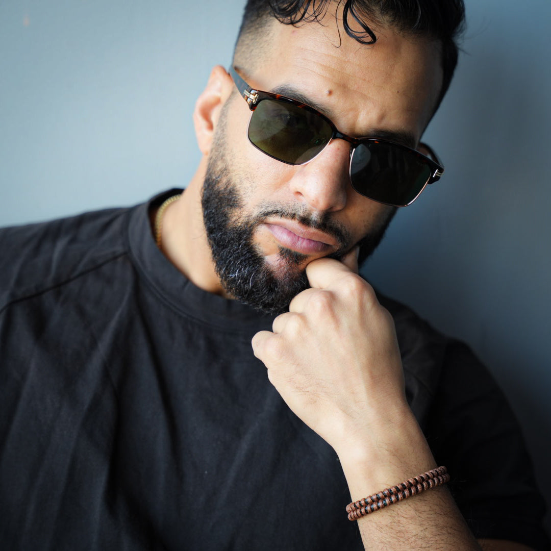 Pulsera Anaconda en Cuero de Víbora Auténtico