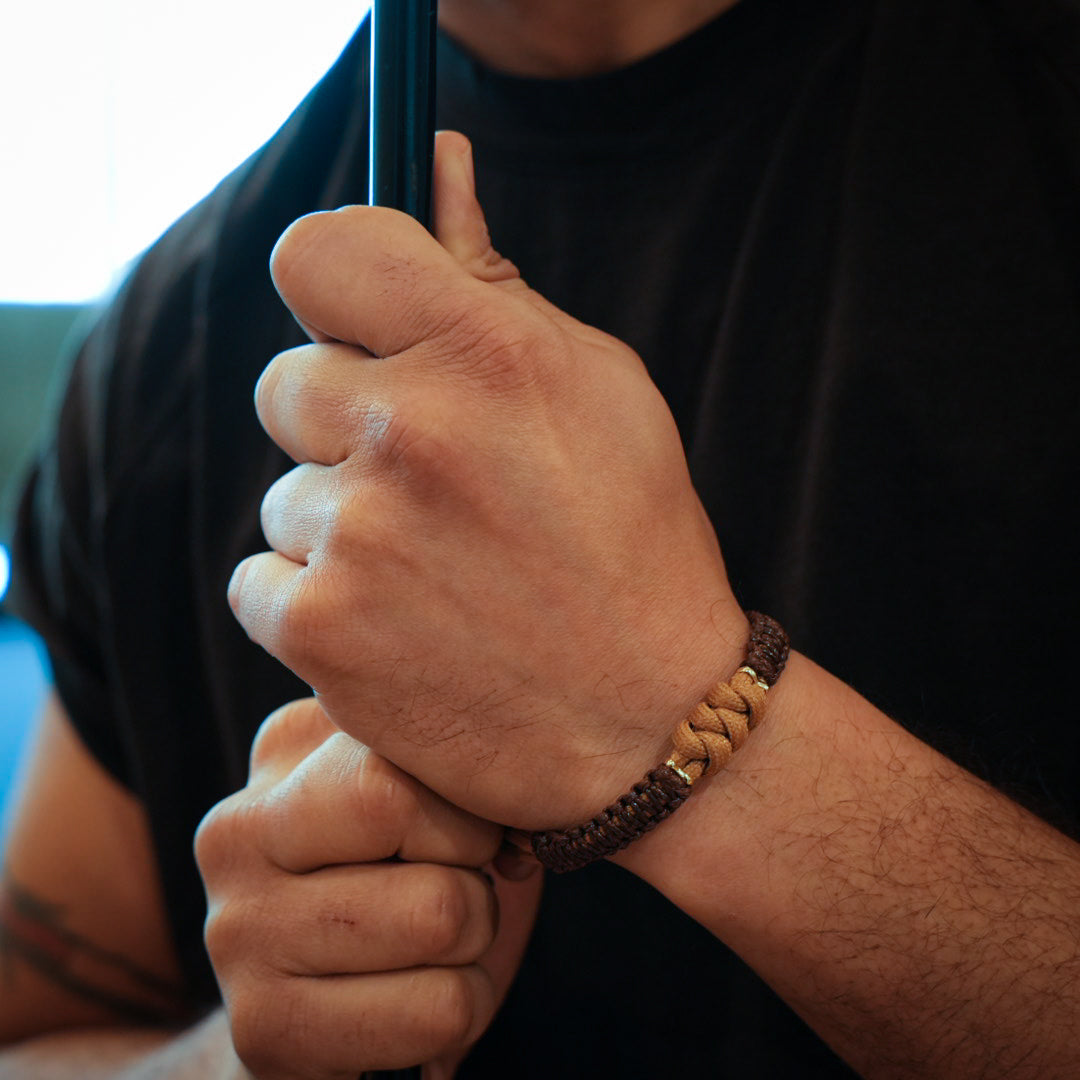 Pulsera Apolo en Cuero de Víbora