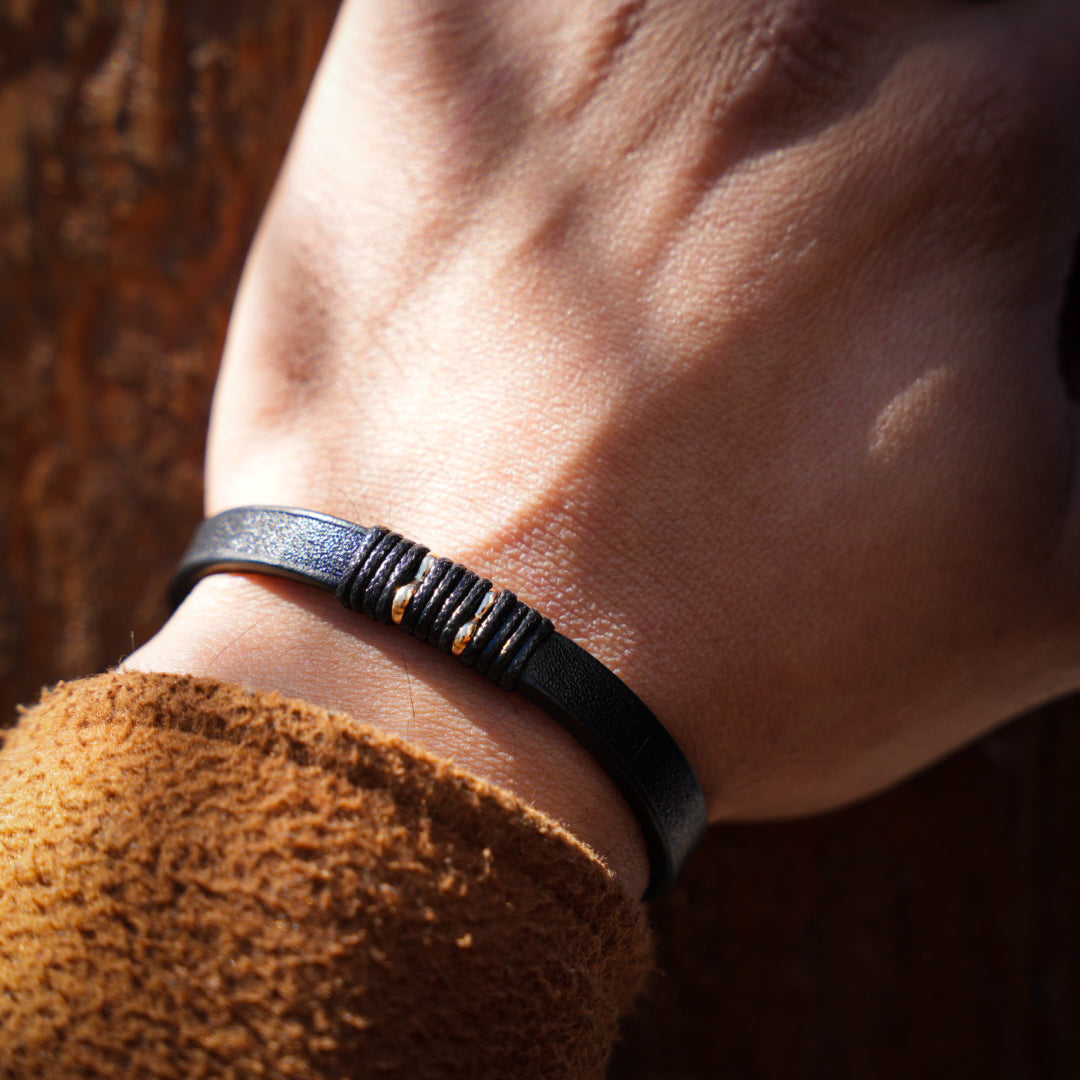 Pulsera Blake en cuero genuino
