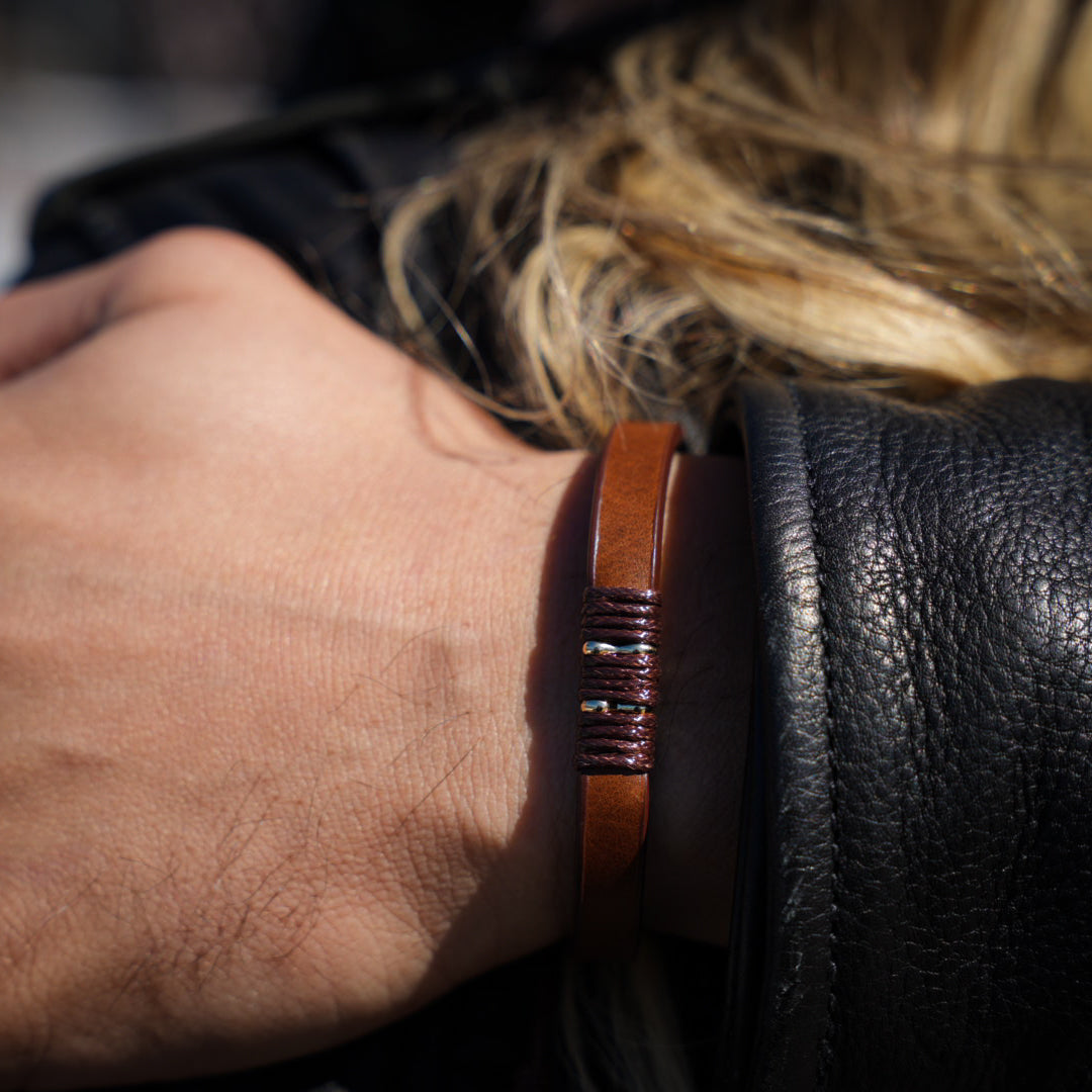 Pulsera Blake en cuero genuino